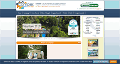 Desktop Screenshot of camper.it